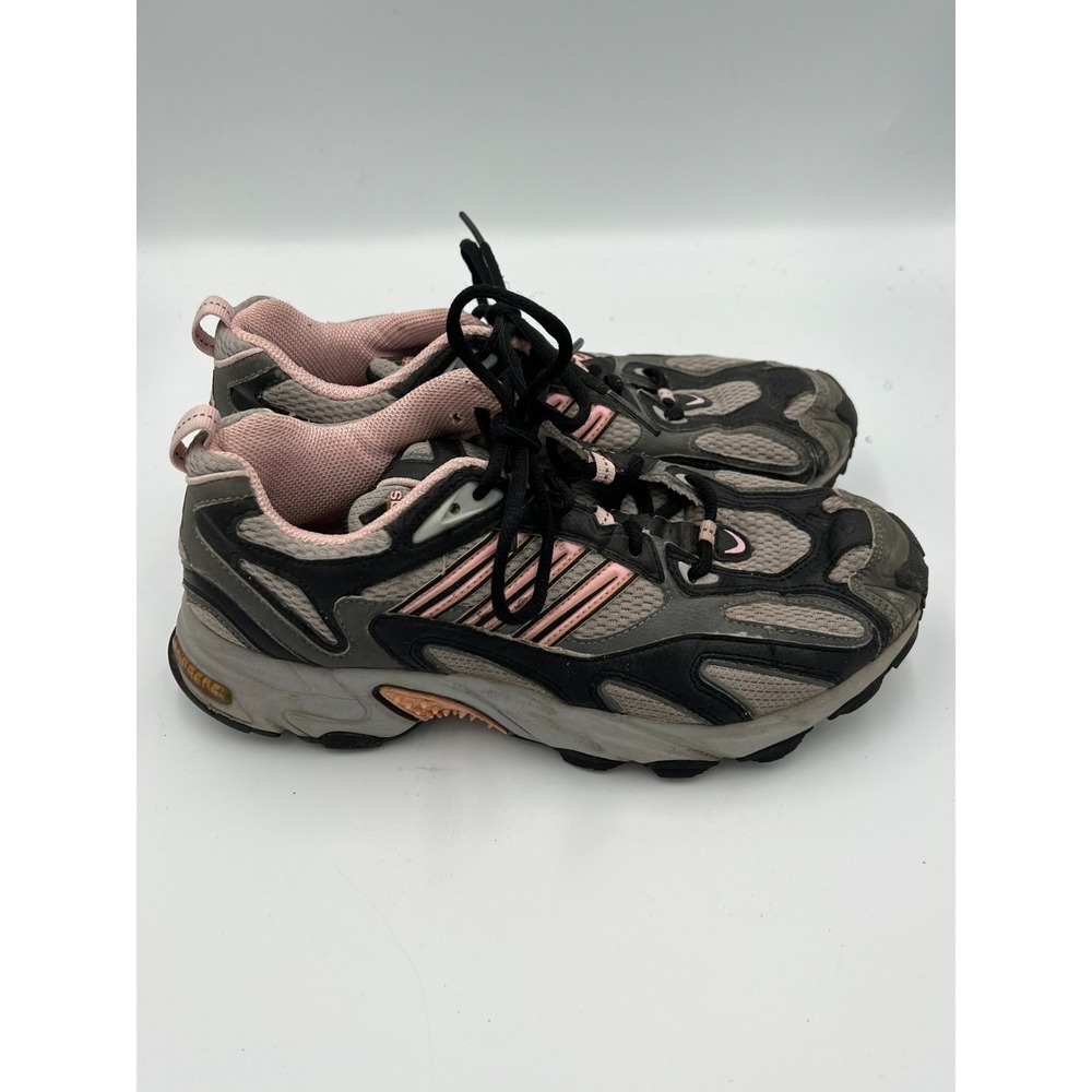 Adidas Womens Response Trail XI Running Shoes Black Gray Pink 519172 Size 8